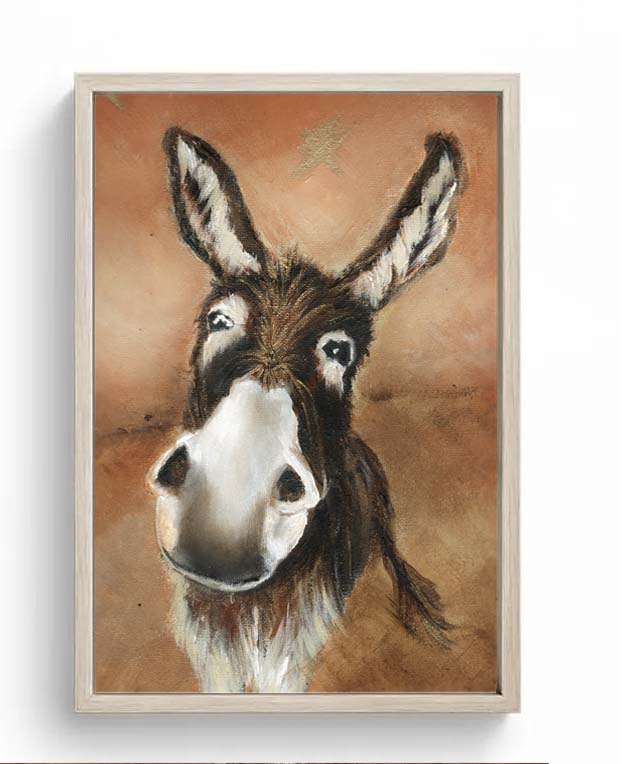 Limited Edition Canvas Print Dudley the Donkey image 2