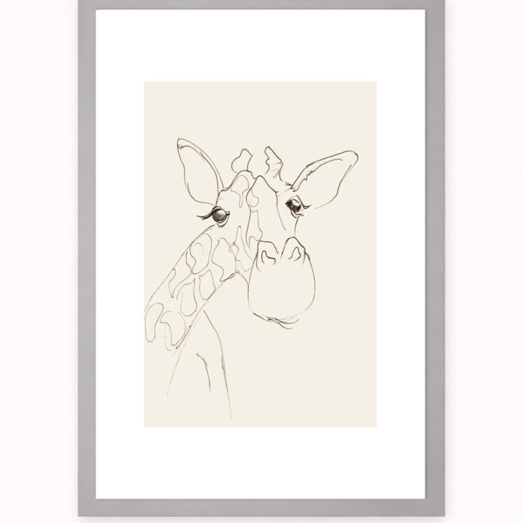 Giraffe Family – Set of 3 Nursery Wall Art