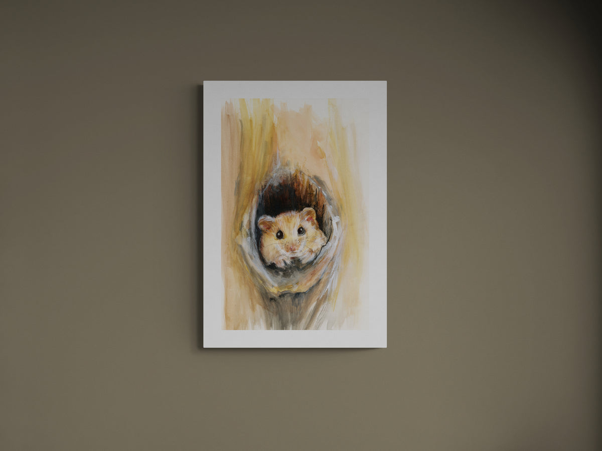 Framed Print Lewis the Dormouse image 5