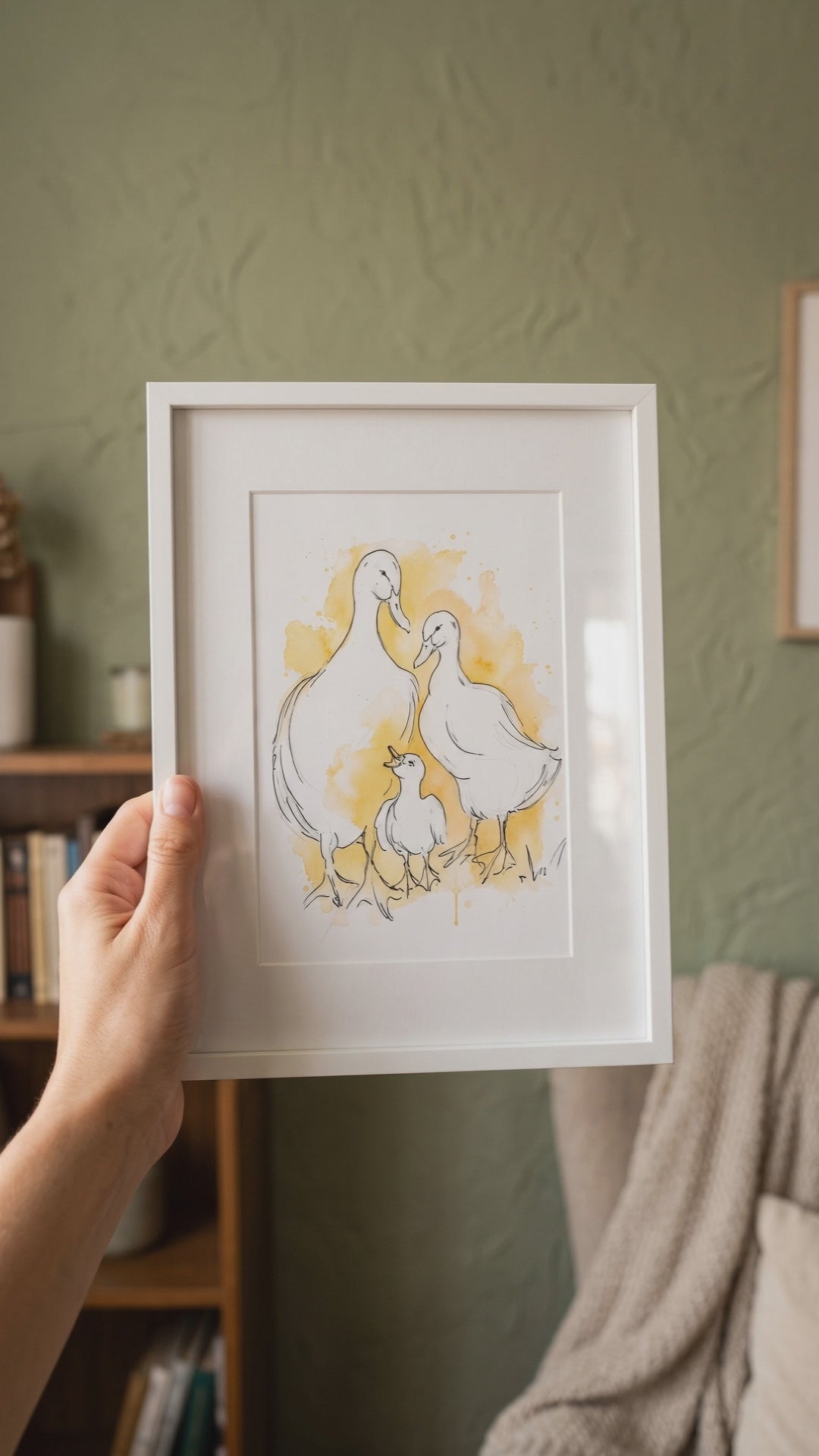 Ducks Honey – Nursery Wall Art Print