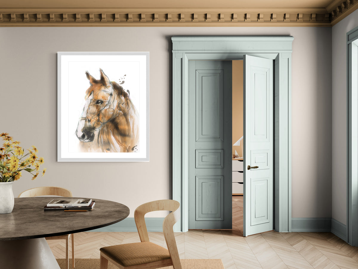 Framed Print Cookie the Horse image 3