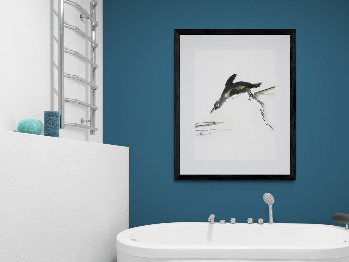 Framed Print Penguin Mark
