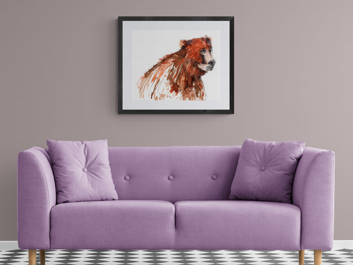 Framed Print Adam the Bear