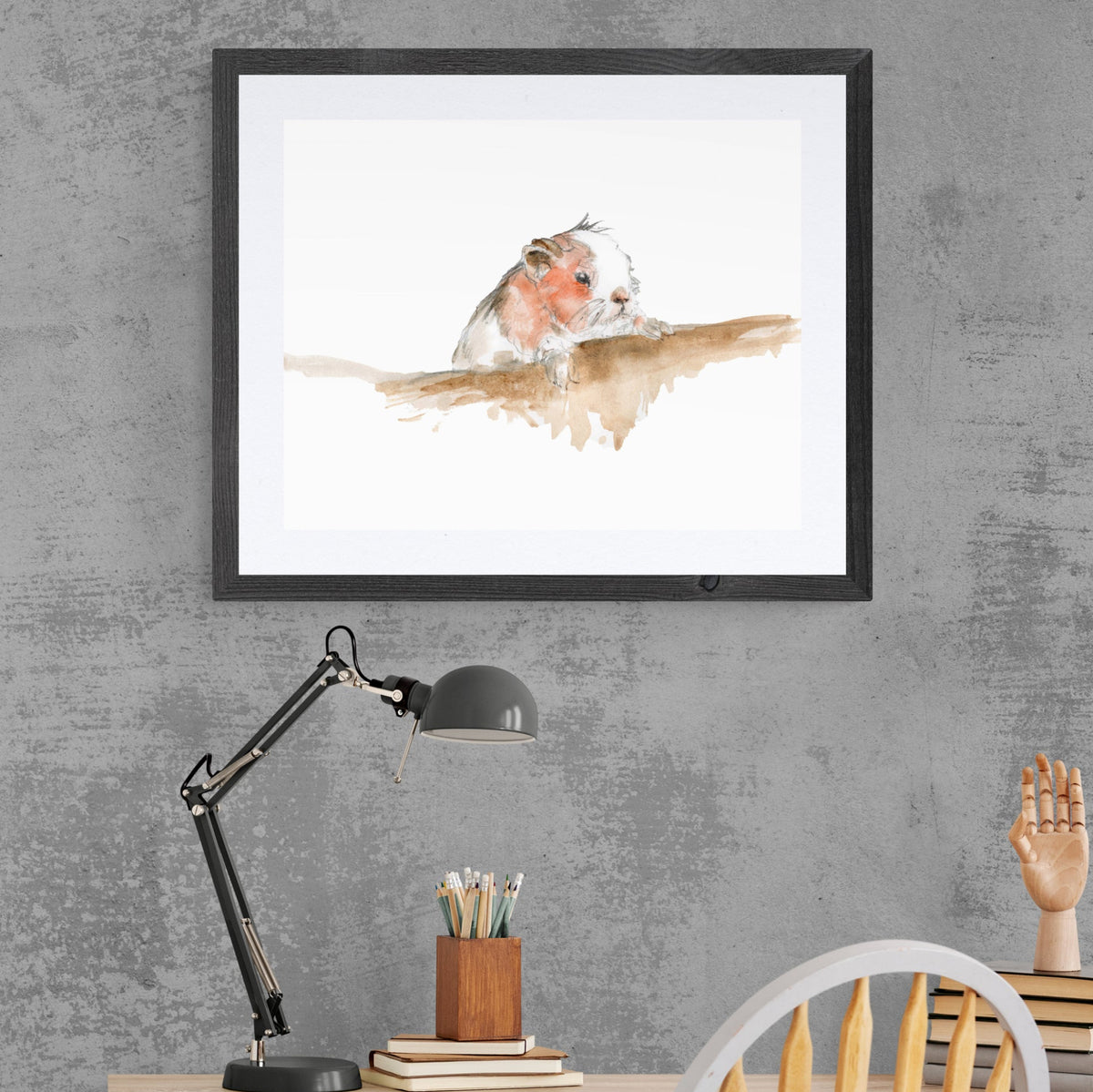 Framed Print Charlie the Guinea Pig image 0