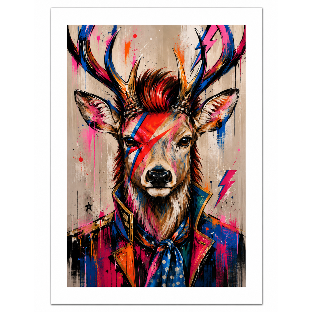 Aladdin Stag – A2 Limited Edition Fine Art Print