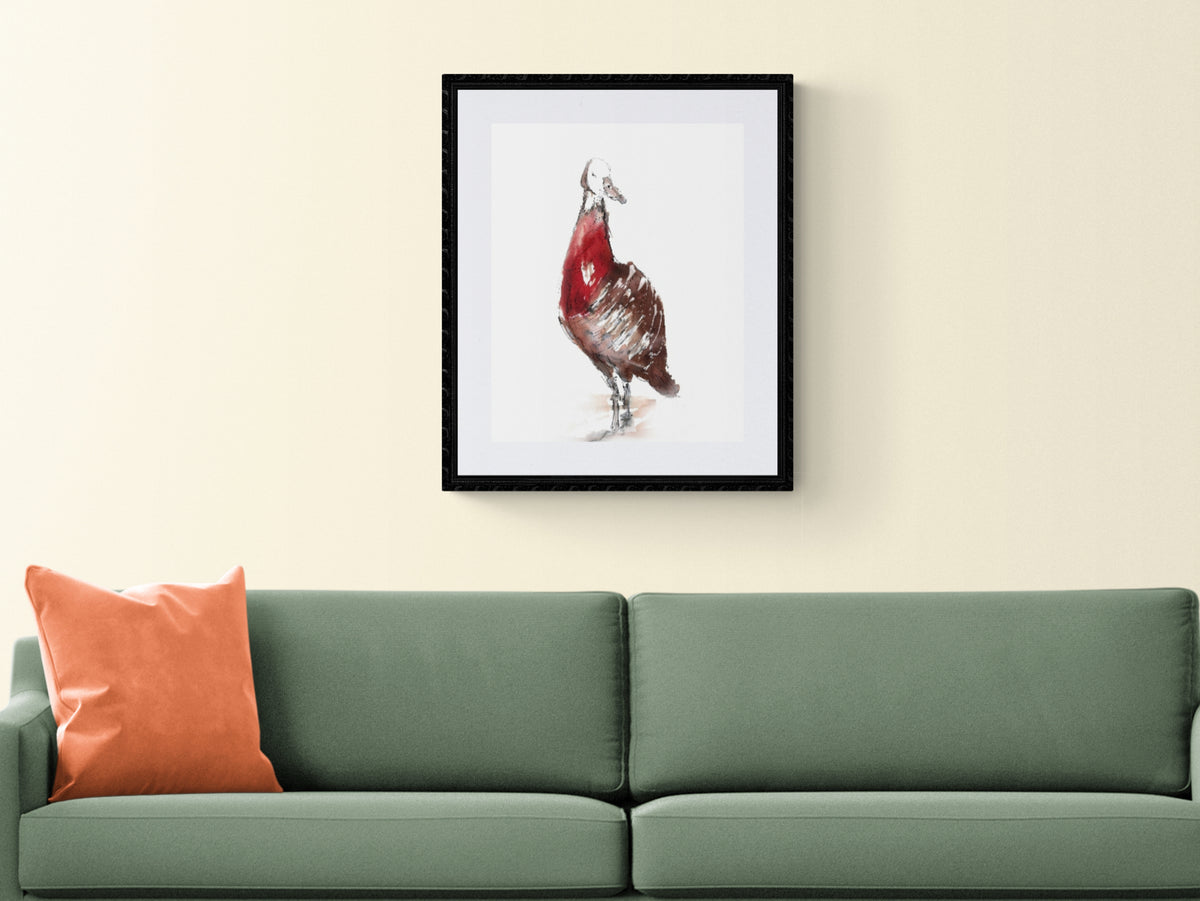 Framed Print Walter the Whistling Duck