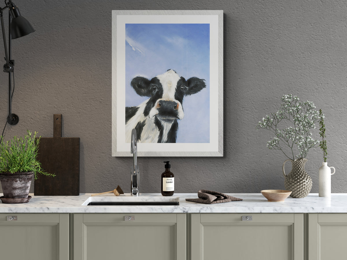 Framed Print Doris the Friesian Cow