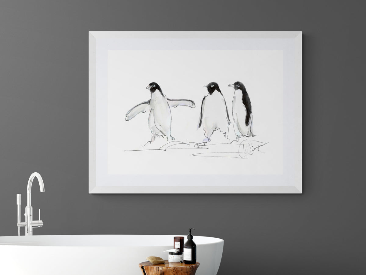 Framed Print Penguins Ezra Tyler & Carson image 2