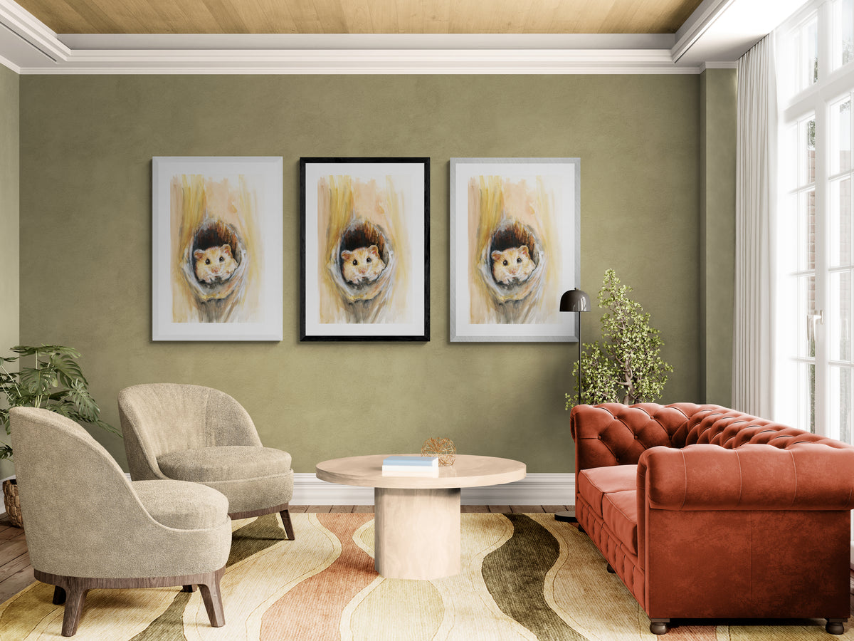 Framed Print Lewis the Dormouse