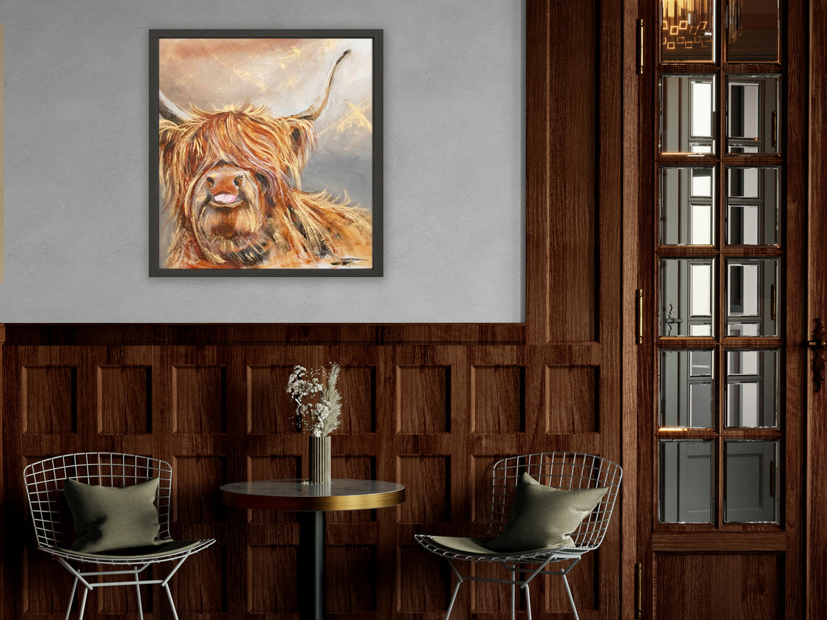 Limited Edition Canvas Print Duncan the Highland Cow
