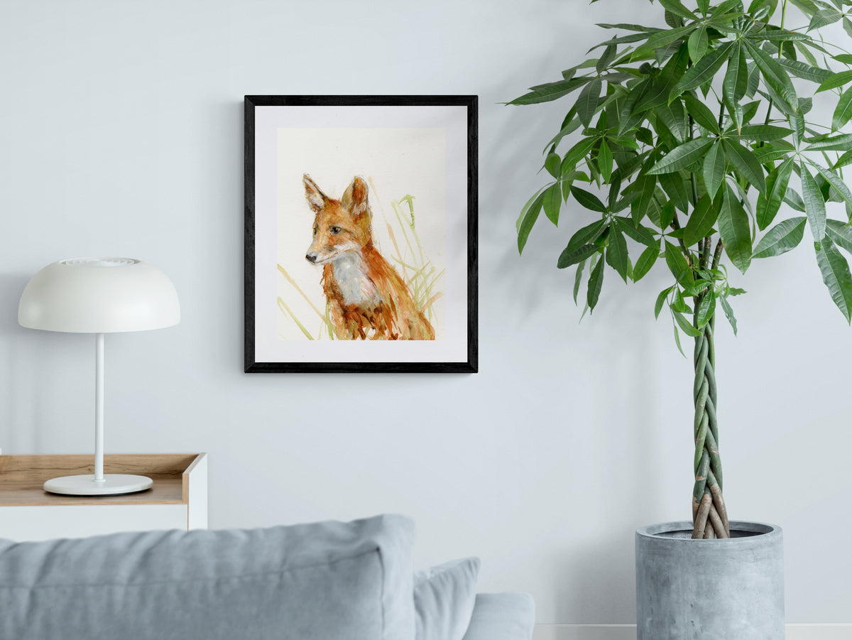 Framed Print Oliver the Fox