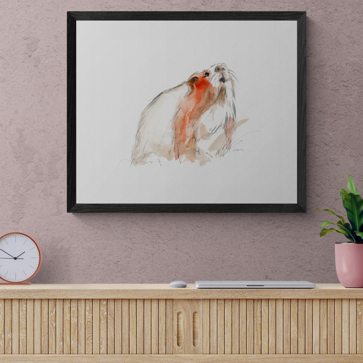 Framed Print Henry the Guinea Pig