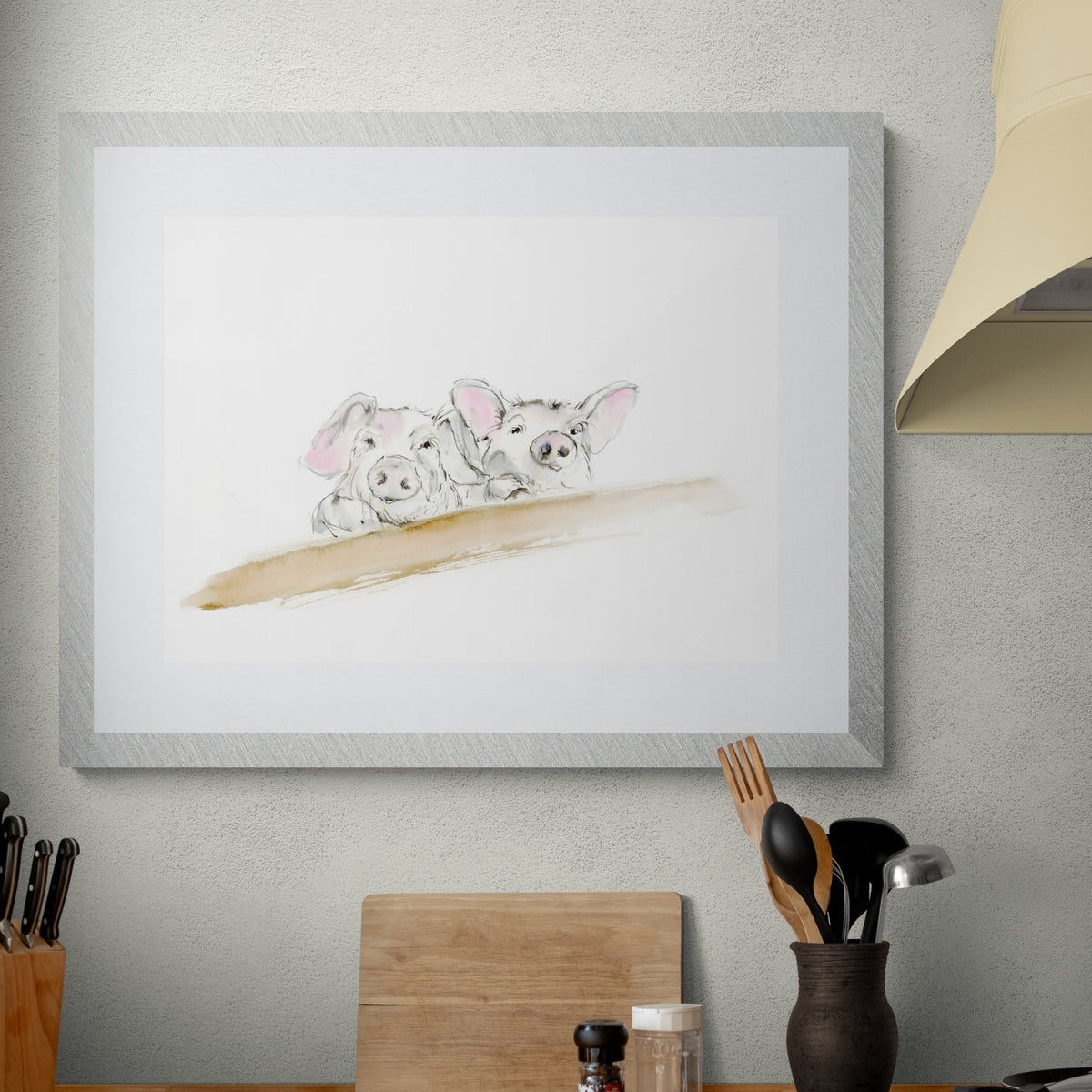 Framed Print Cinnamon and Cupcake