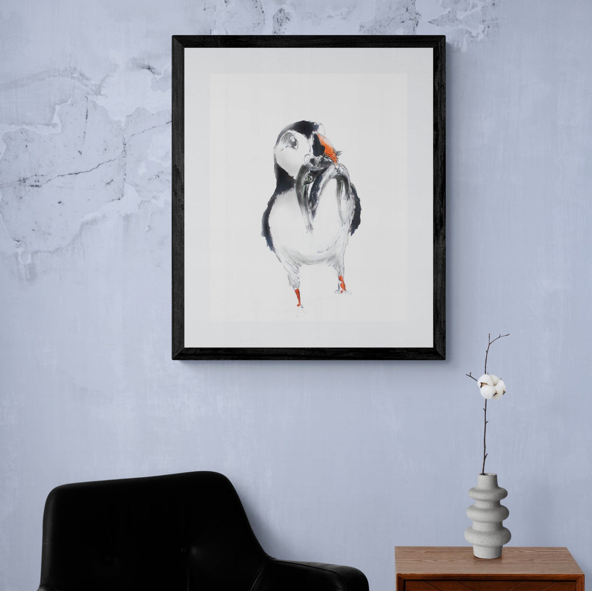 Framed Print Patrick the Puffin image 0