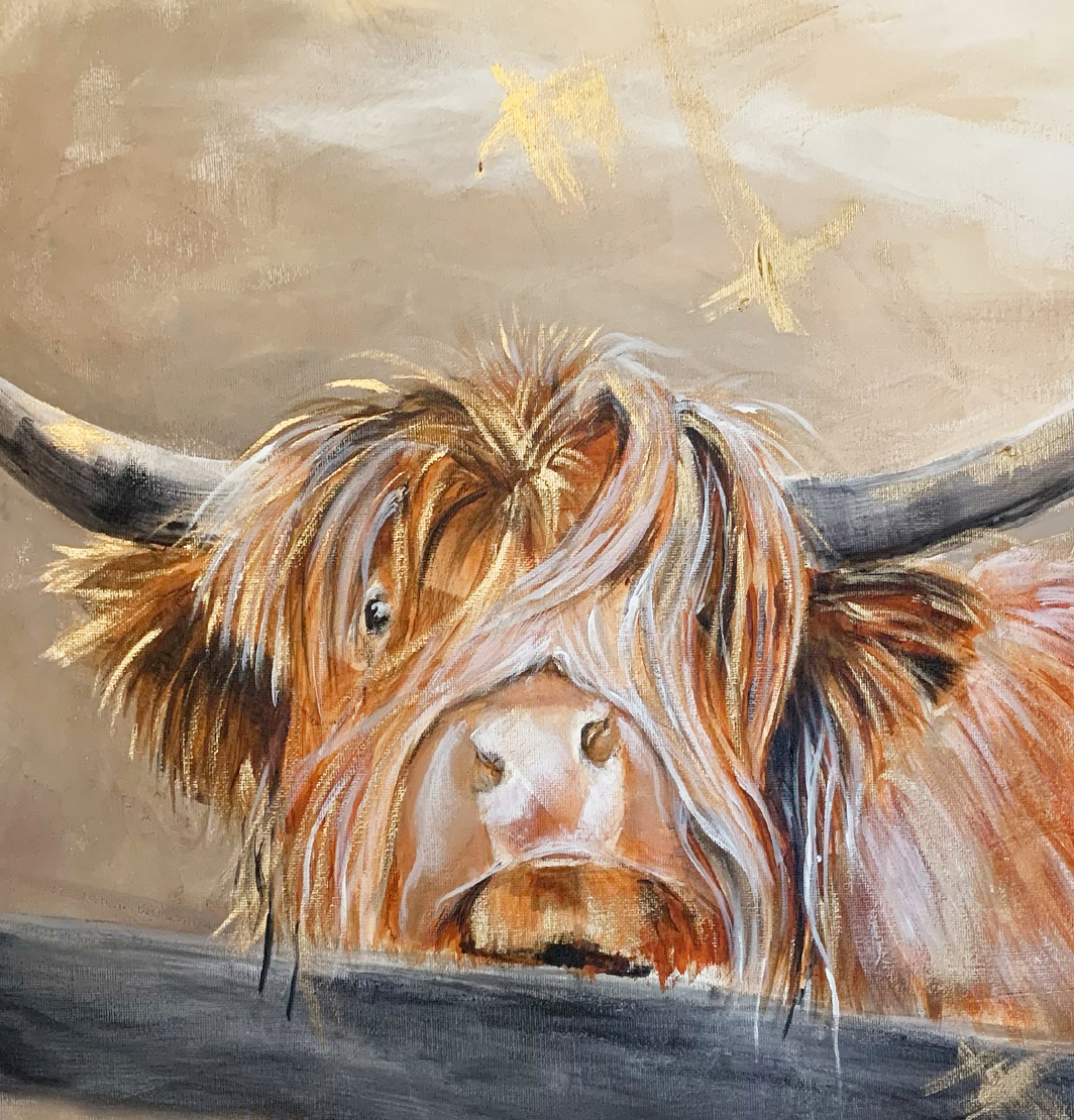 Gordon the Highland Cow Greeting Card