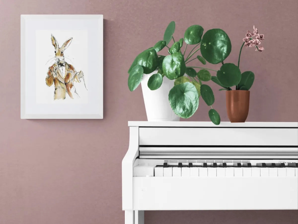 Charlie the Jazz Vocalist – Framed Fine Art Print