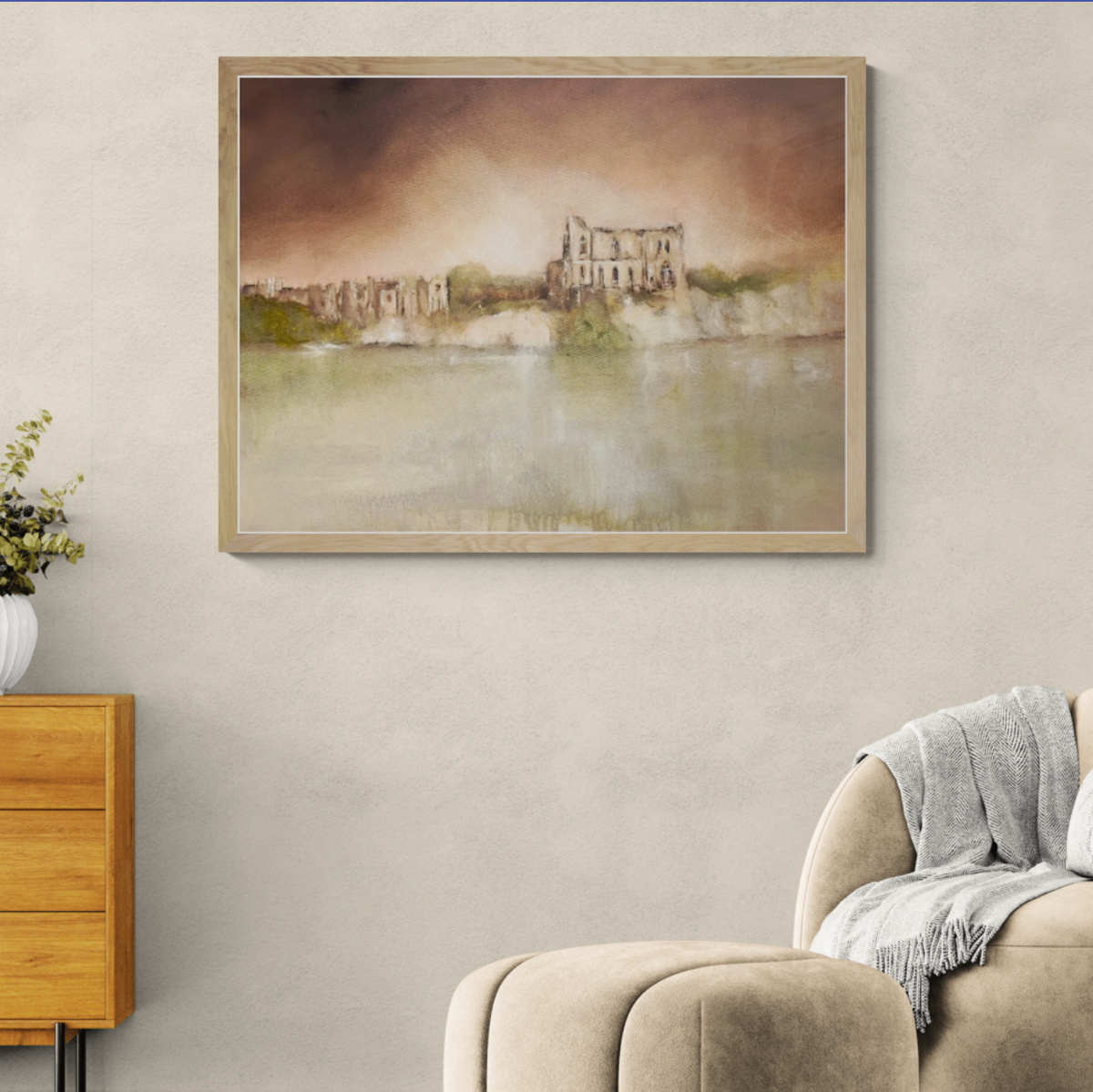 Light Over Chepstow Castle