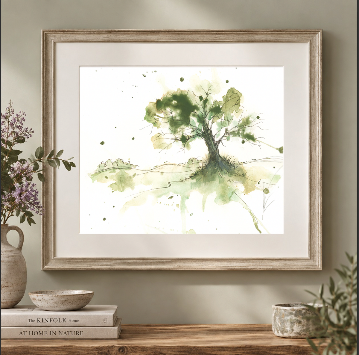 Green Landscape – Tree Fine Art Print