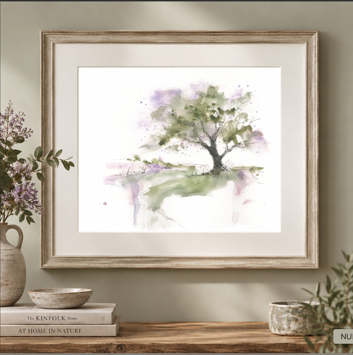 Lilac Landscape – Tree Fine Art Print