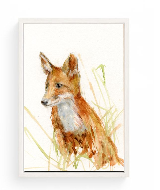 Limited Edition Framed Canvas Wall Art Oliver the Fox image 2