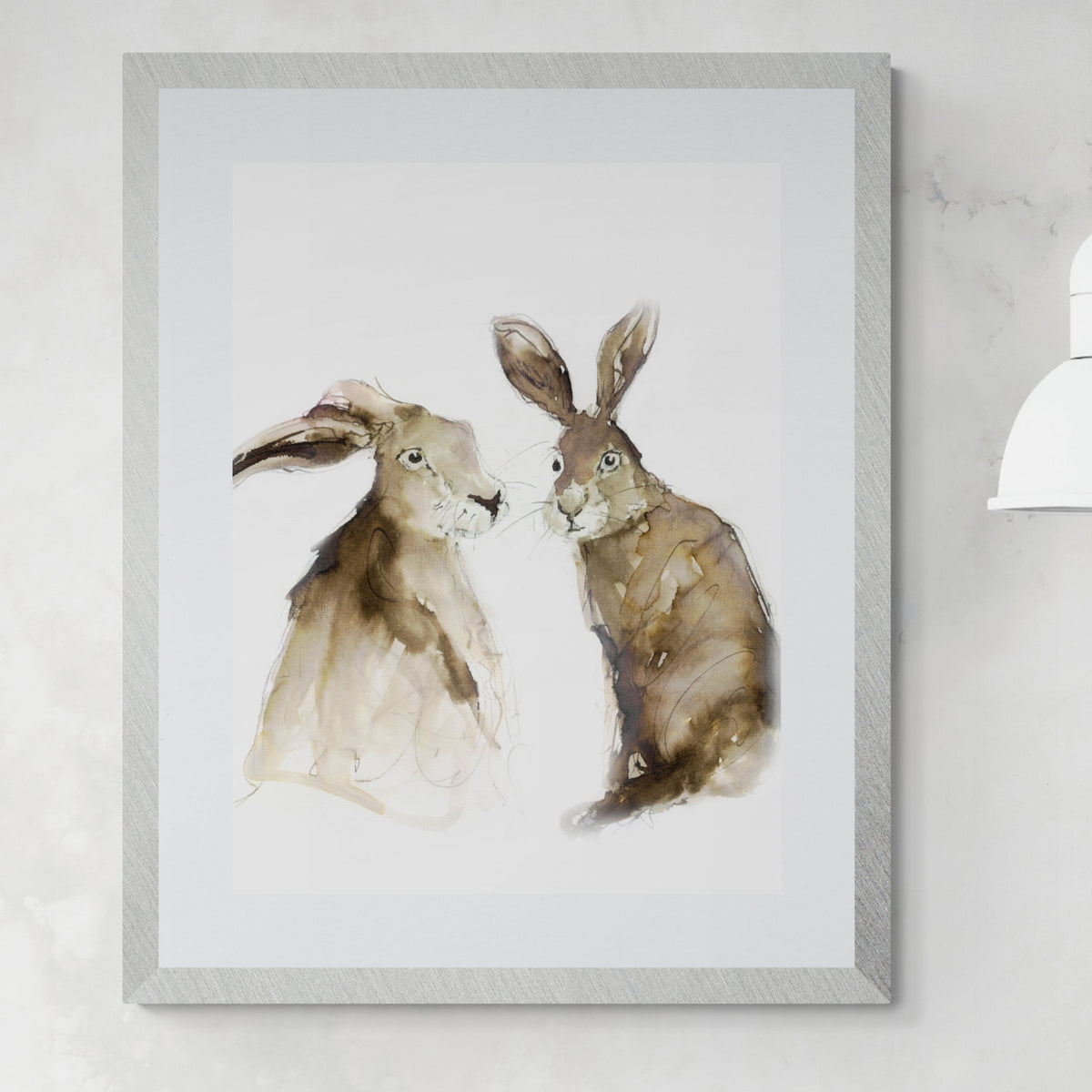 Framed Print Noah & Jody the Hares