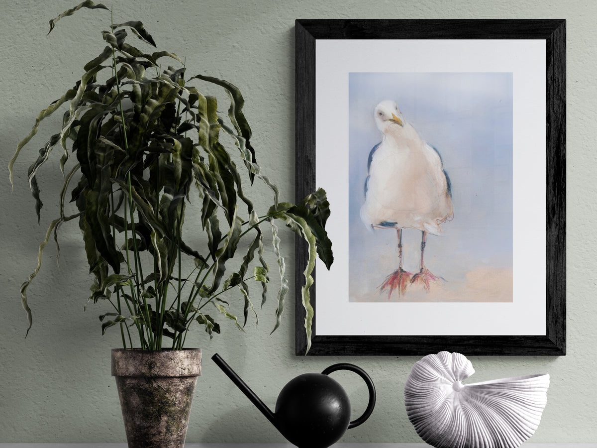 Framed Print Scully the Seagull image 1