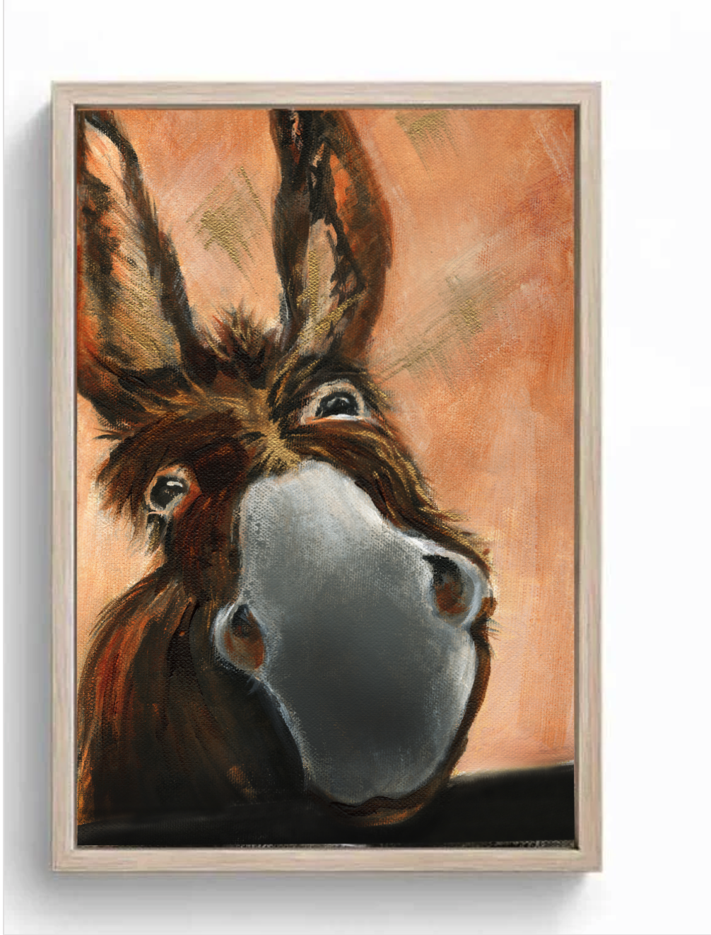 Limited Edition Canvas Print Derek the Donkey image 2