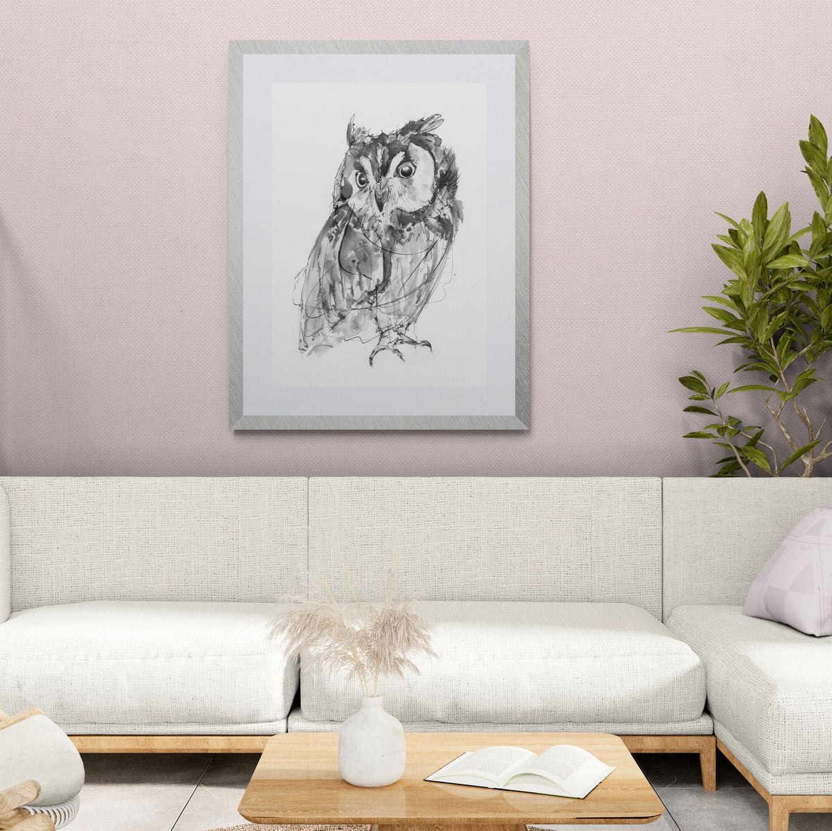 Framed Owl Print - Museum Quality Fine Art | Wendy Laverick Ltd image 0