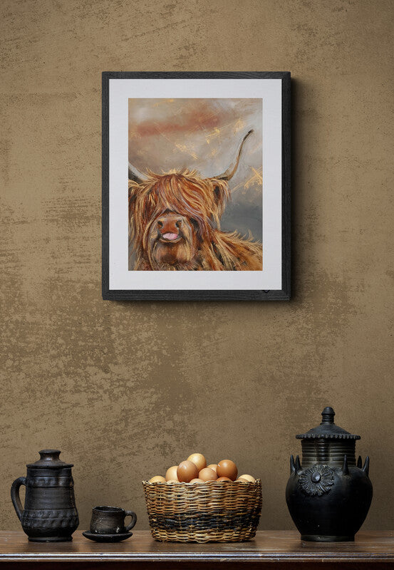 Framed Print Duncan the Highland Cow image 2