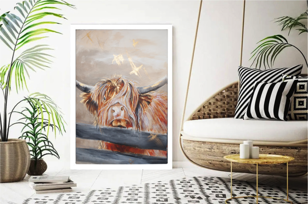 Limited Edition Canvas Print Gordon the Highland Cow image 0