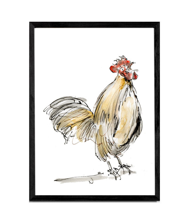 Limited Edition Canvas Print Gregory the Cockerel