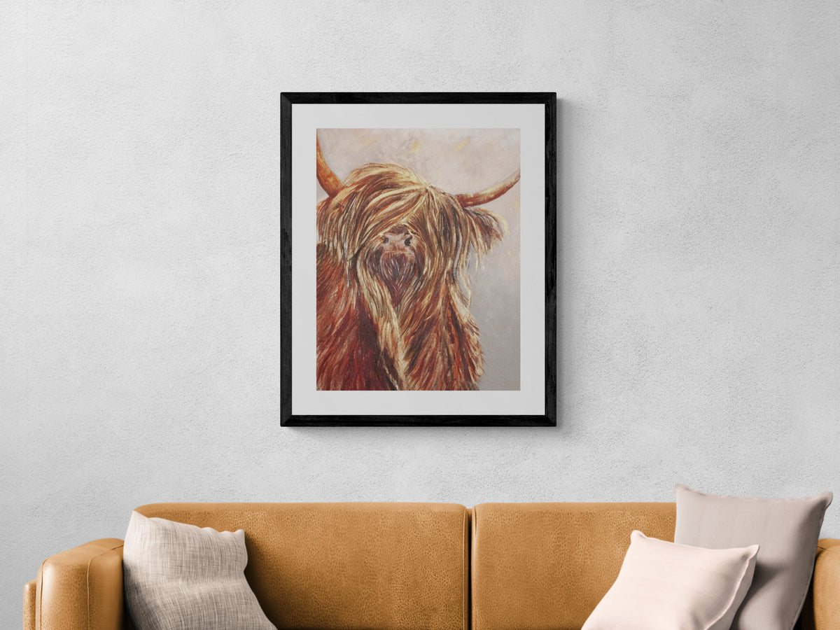 Framed Print Hamish the Highland Cow