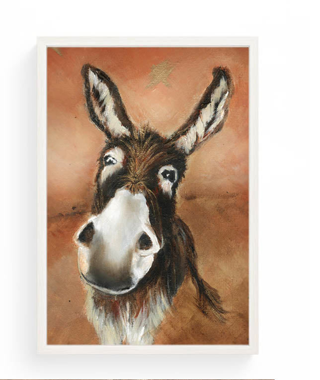 Limited Edition Canvas Print Dudley the Donkey image 1
