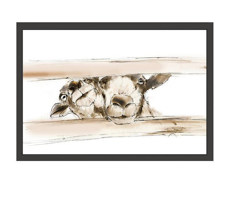 Limited Edition Canvas Print Lilly and Bonnie Rare Breed Sheep image 2
