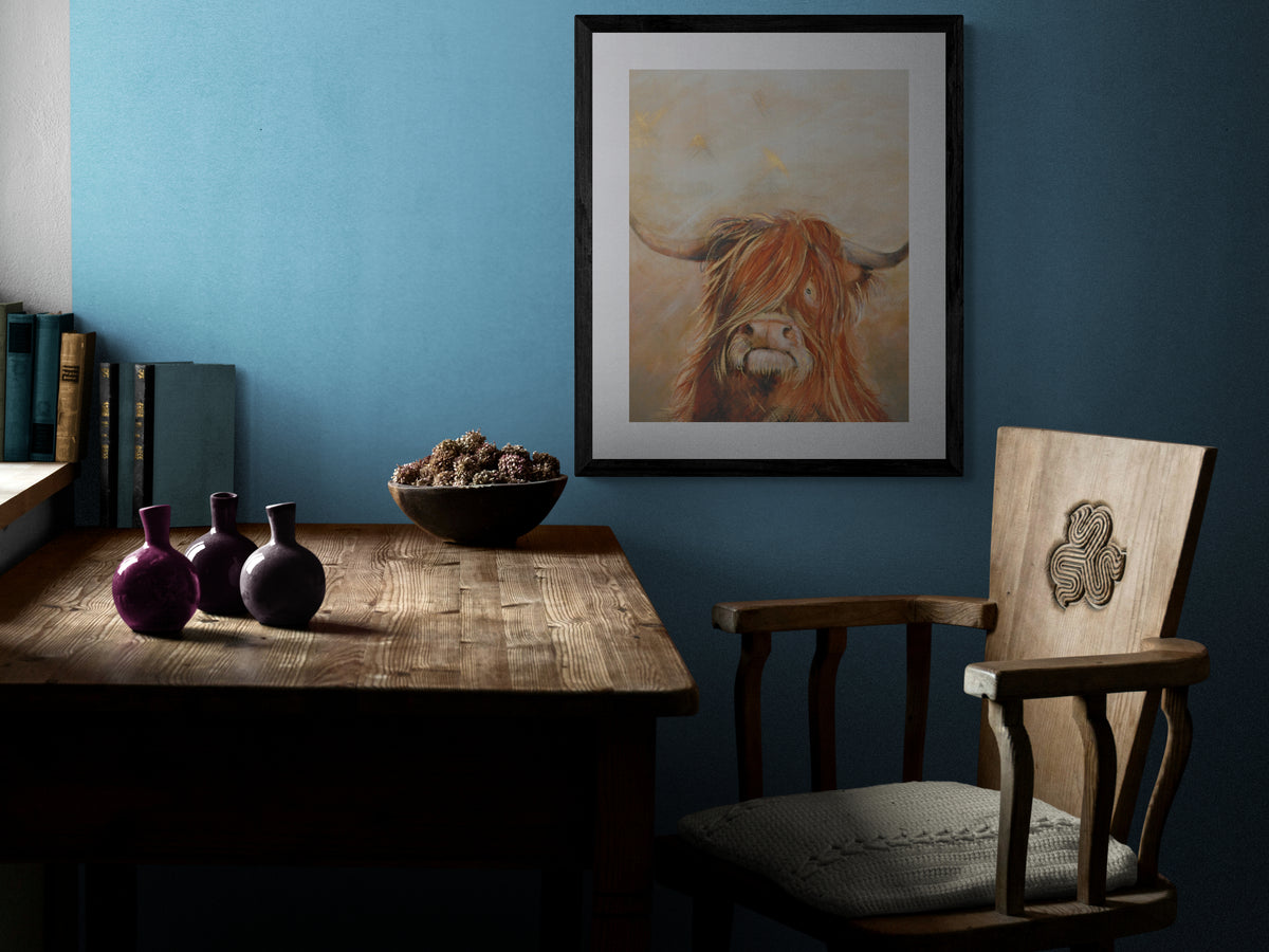 Framed Print Eleanor the Highland Cow