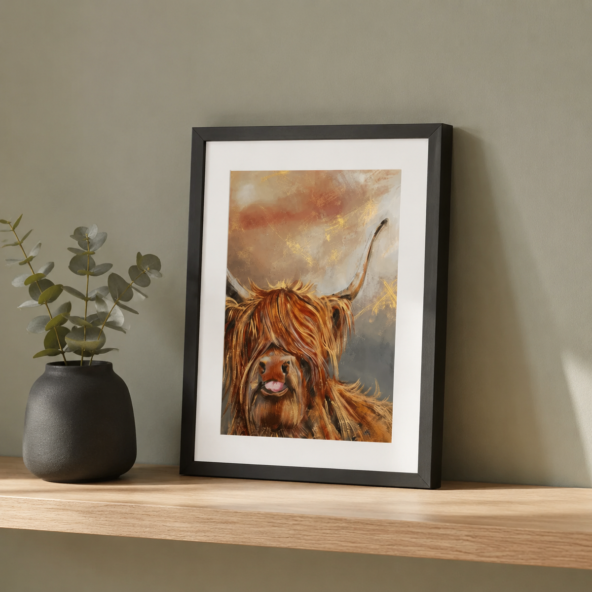 Framed Print Duncan the Highland Cow