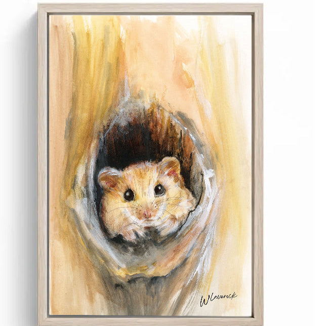 Limited Edition Canvas Print Lewis the Dormouse