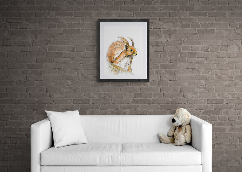 Framed Print Rosie the Squirrel image 2