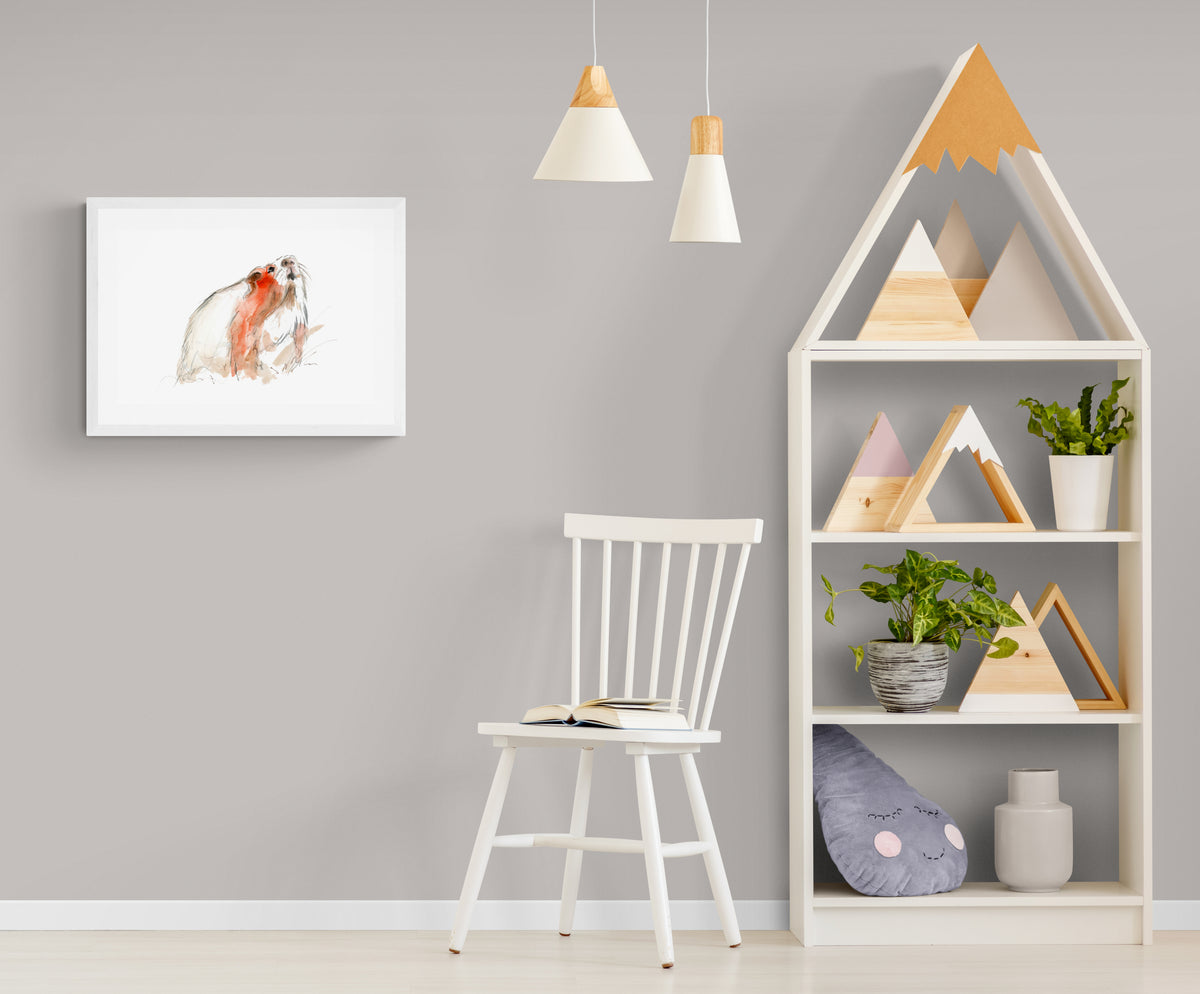 Framed Print Henry the Guinea Pig image 2