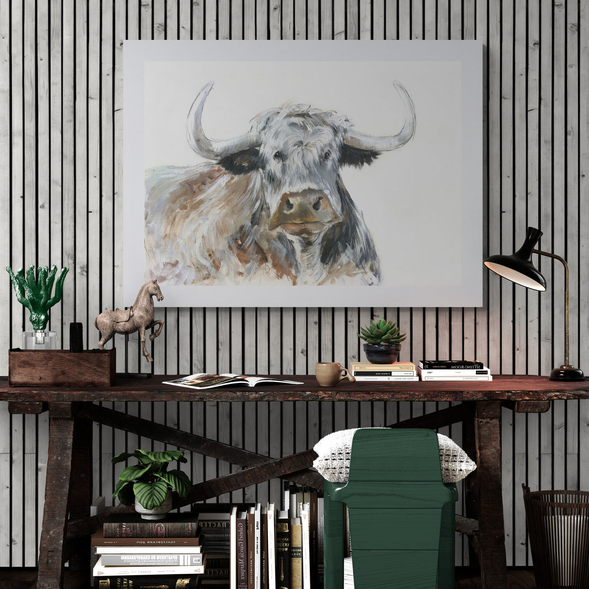 Majestic Longhorn "The Crowned Wanderer"