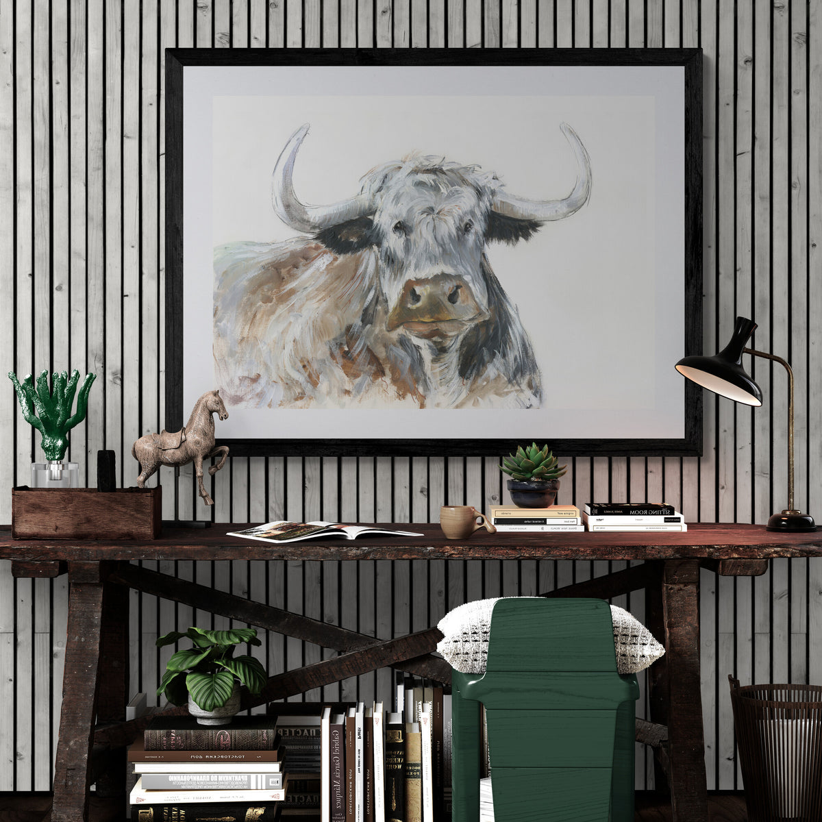 Majestic Longhorn "The Crowned Wanderer"
