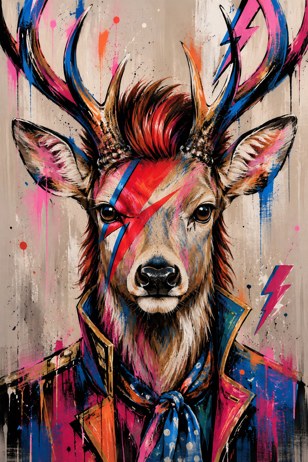 Aladdin Stag – A2 Limited Edition Fine Art Print